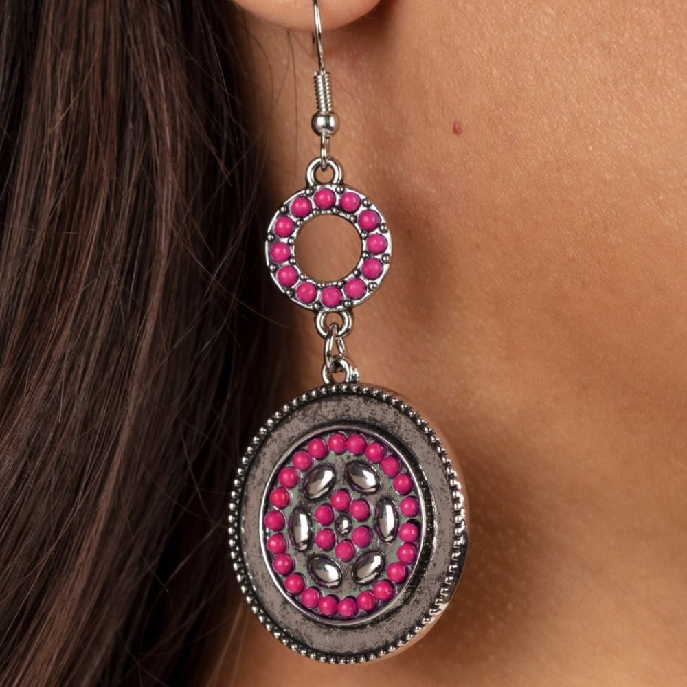 Meadow Mantra - Pink Earrings
